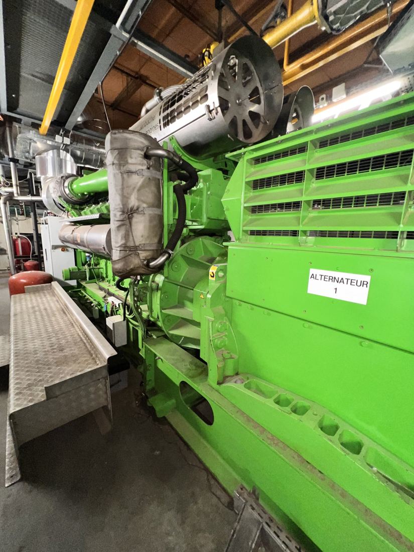 Second groupe Jenbacher de la centrale