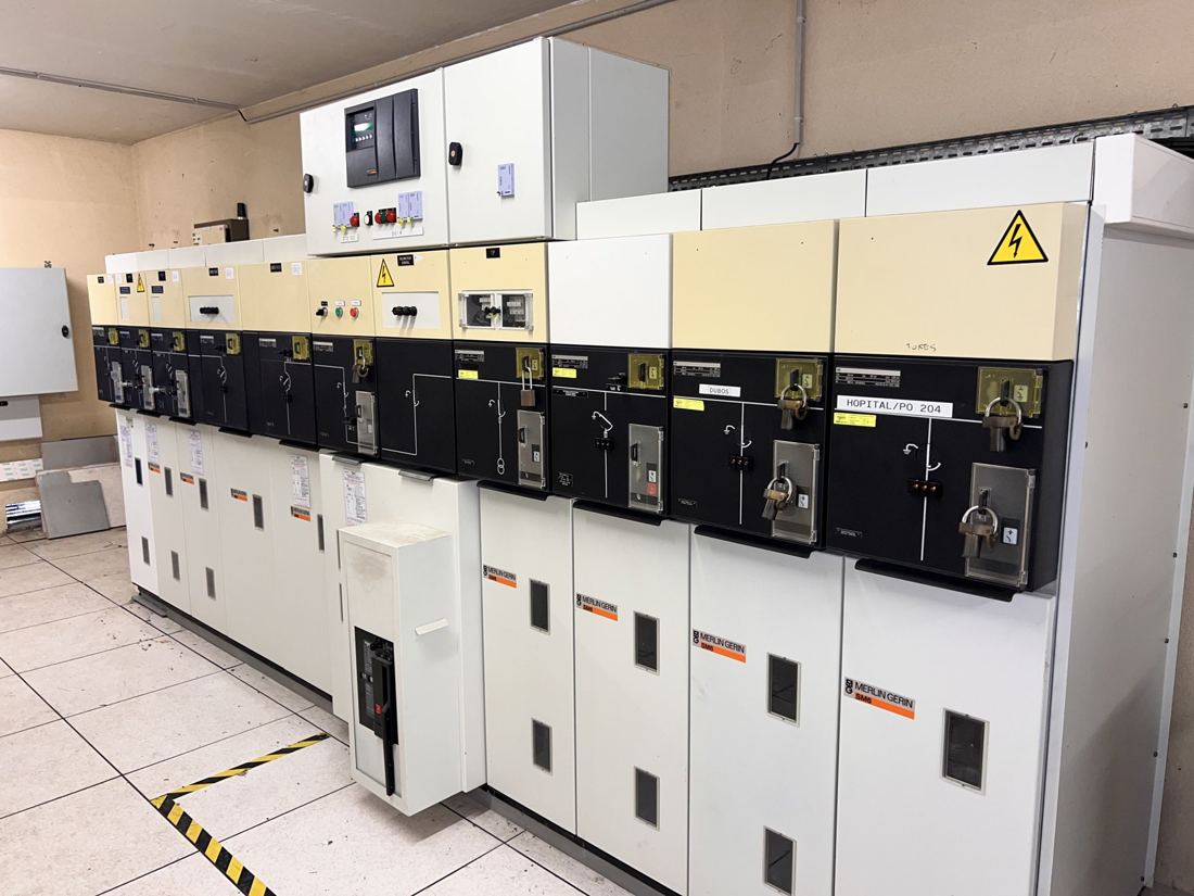 Cellules haute tension de la centrale